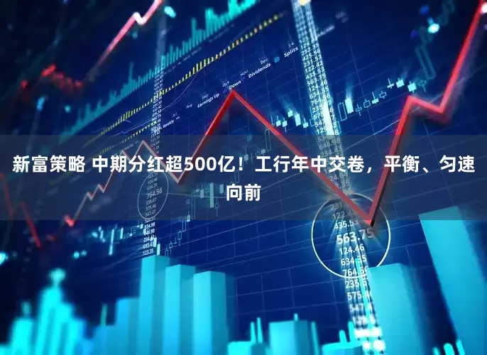 新富策略 中期分红超500亿！工行年中交卷，平衡、匀速向前